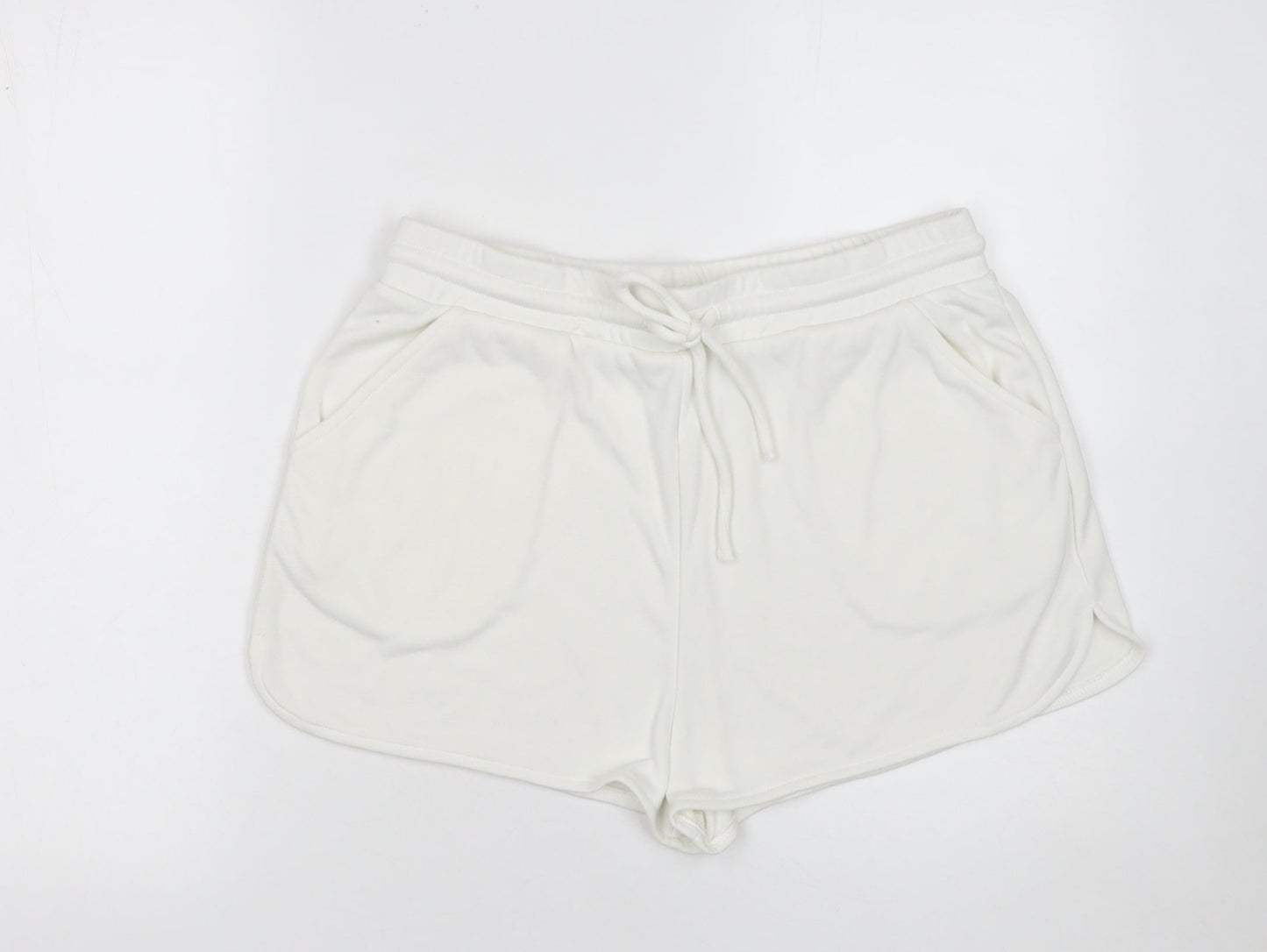 Womens UK Size L Zara Regular Fit Sweat Shorts