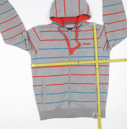 Mens UK Size S Murano Grey Full Zip Hoodie