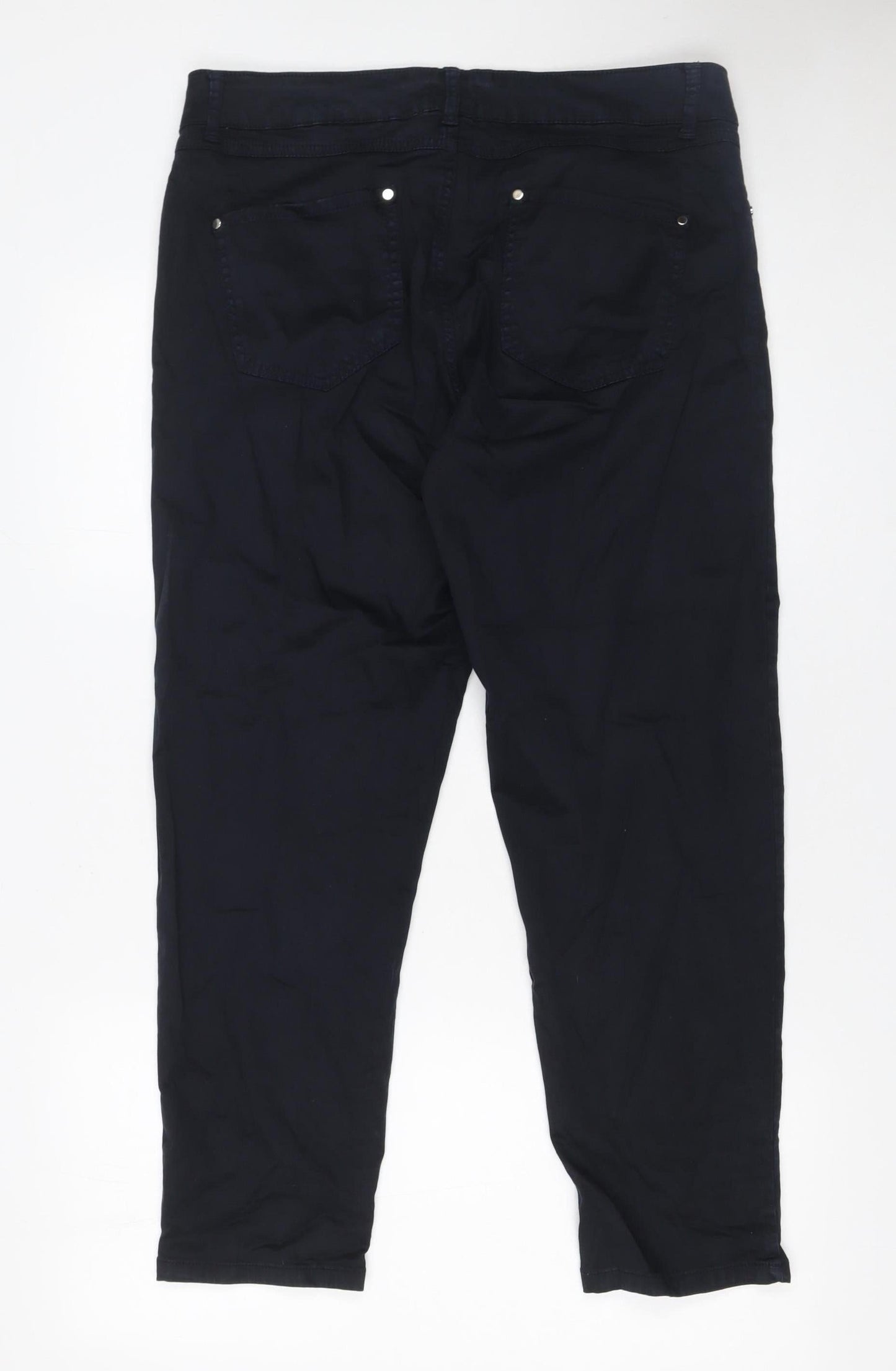 Womens UK Size 4 No2moro Regular Fit Straight Blue Jeans