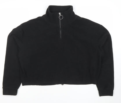 Womens UK Size M Brave Soul London Black Pullover Sweatshirt