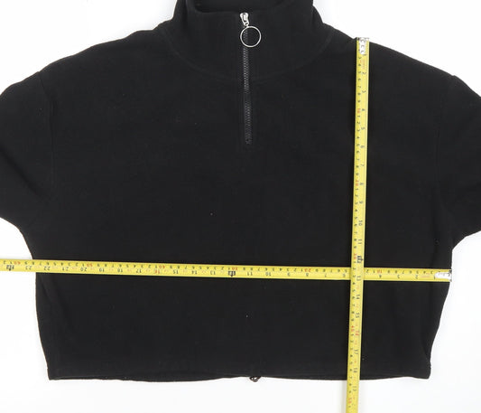 Womens UK Size M Brave Soul London Black Pullover Sweatshirt