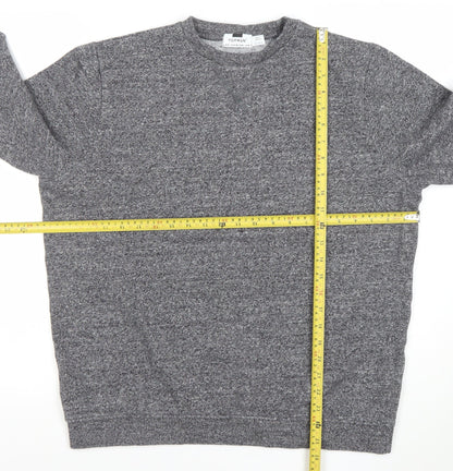 Mens UK Size M Topman Grey Pullover Sweatshirt