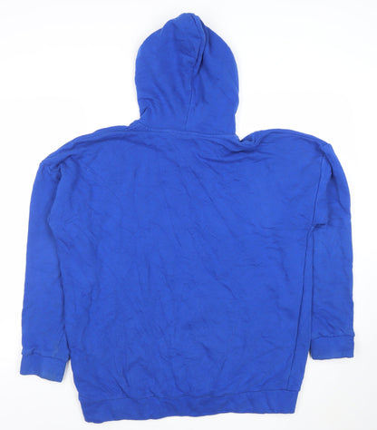 Mens UK Size S The Couture Club Blue Full Zip Hoodie