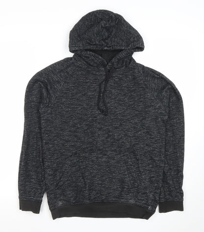 Womens UK Size XS H&M Black Pullover Hoodie