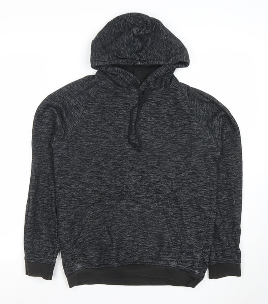 Womens UK Size XS H&M Black Pullover Hoodie