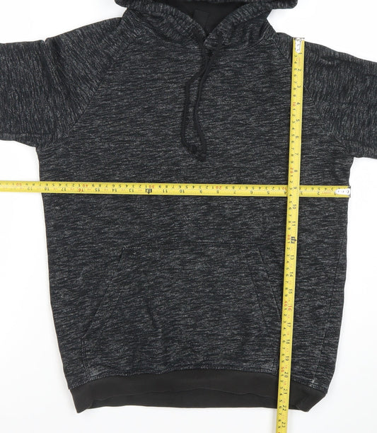 Womens UK Size XS H&M Black Pullover Hoodie