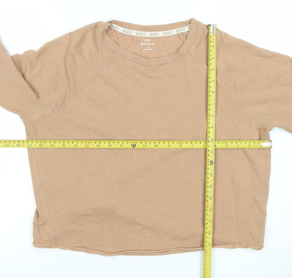 Womens UK Size 12 Marks and Spencer Beige Pullover Sweatshirt