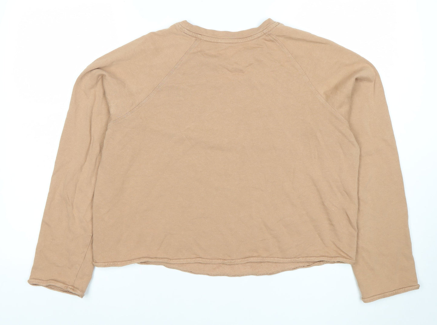 Womens UK Size 12 Marks and Spencer Beige Pullover Sweatshirt