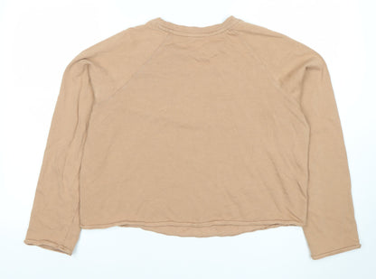 Womens UK Size 12 Marks and Spencer Beige Pullover Sweatshirt