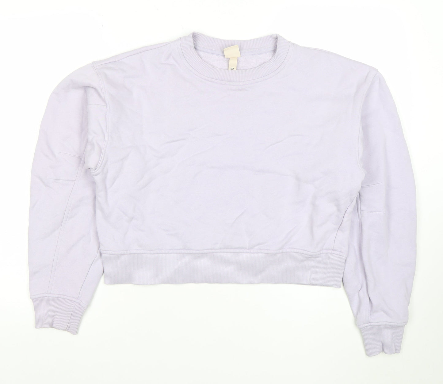 Womens UK Size M H&M Purple Pullover Sweatshirt