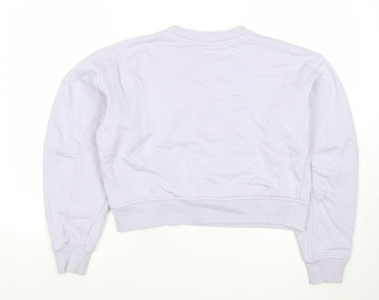 Womens UK Size M H&M Purple Pullover Sweatshirt