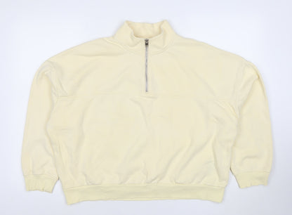 Womens UK Size L Marks and Spencer Beige Pullover Sweatshirt