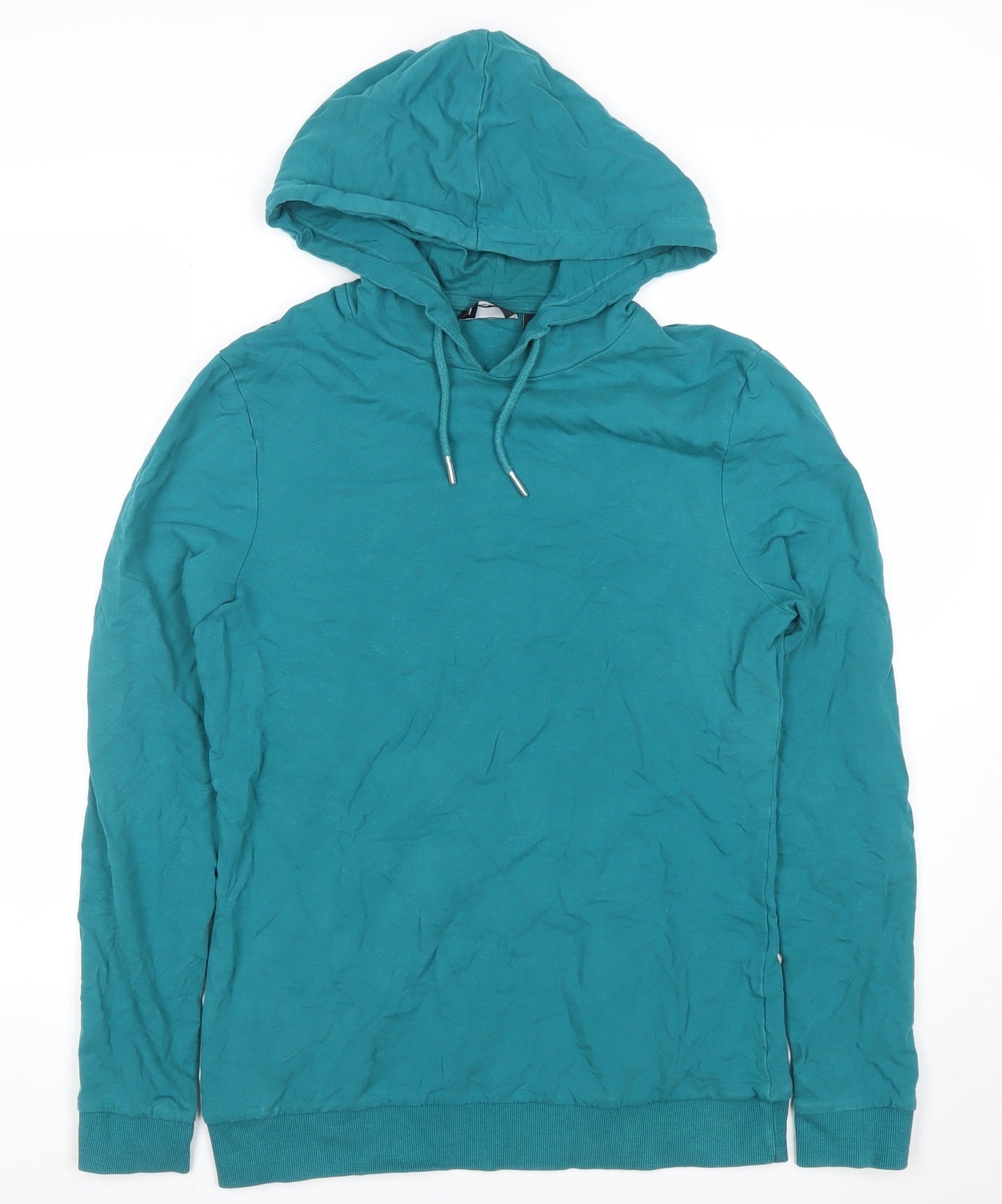 Mens UK Size M ASOS Green Pullover Hoodie