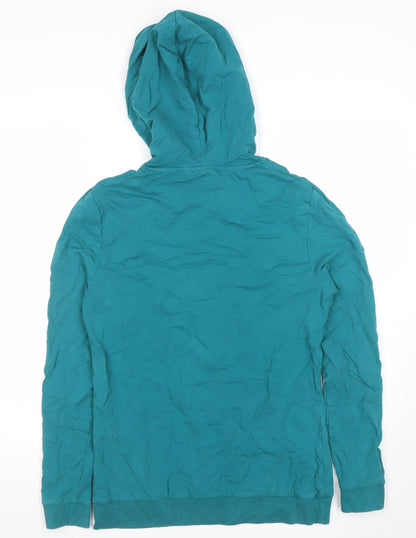 Mens UK Size M ASOS Green Pullover Hoodie