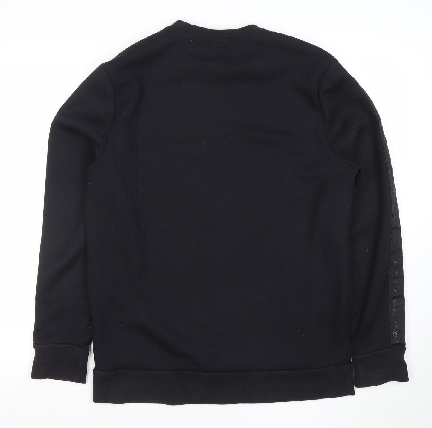 Mens UK Size M River Island Black Pullover Sweatshirt