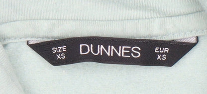 Womens UK Size XS Dunnes Blue Pullover Hoodie