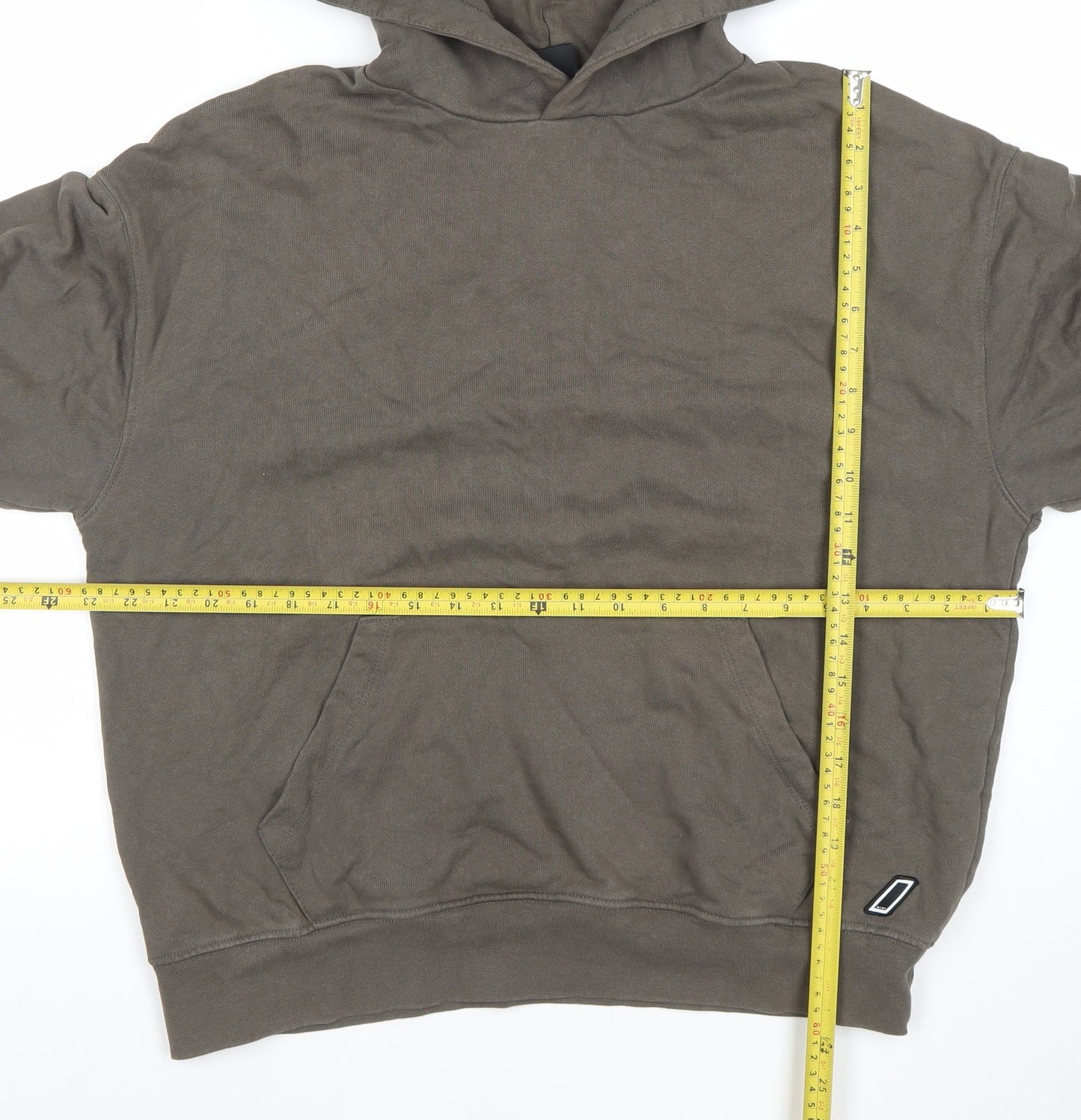Mens UK Size L Zara Athleticz Brown Pullover Hoodie