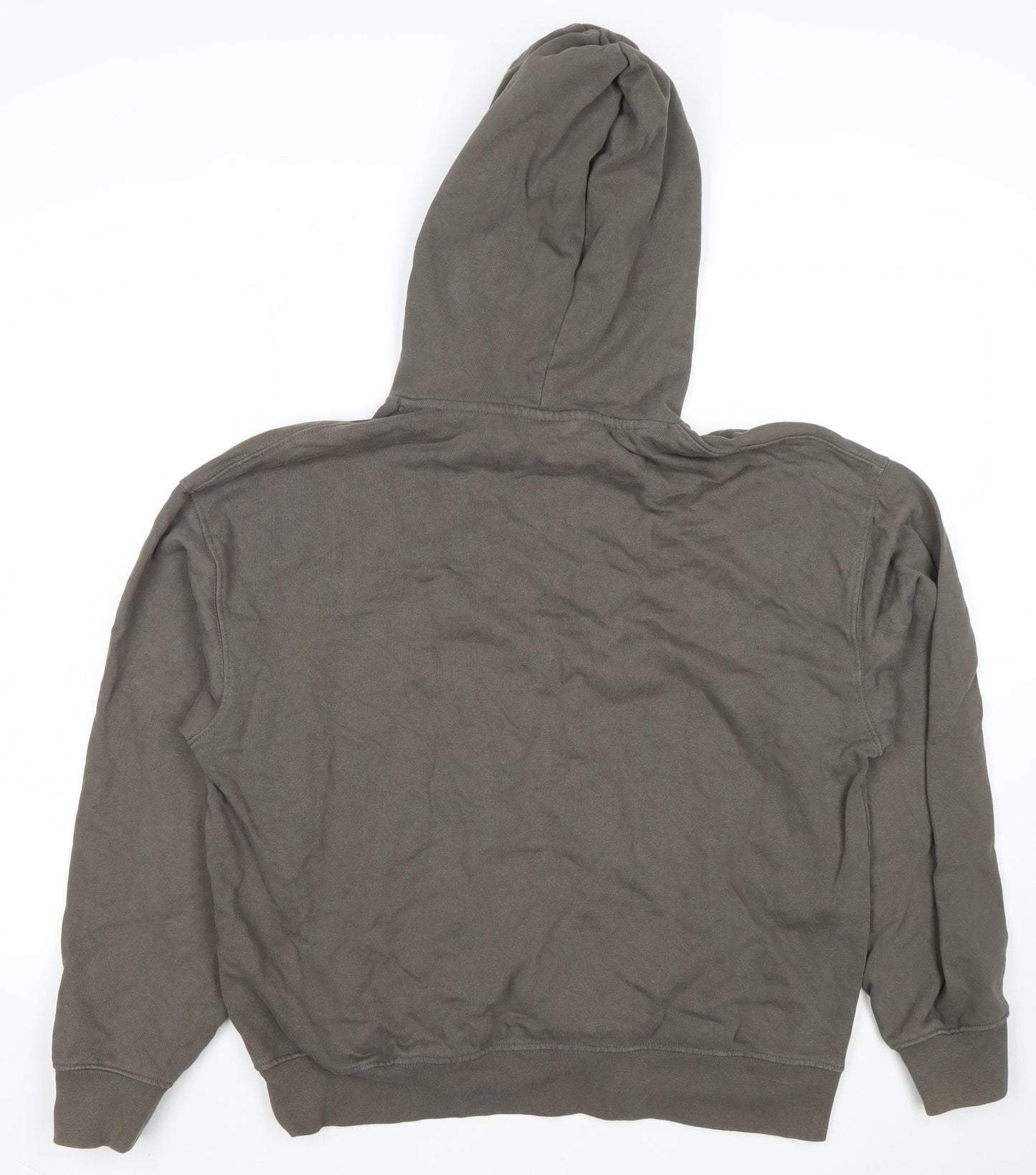 Mens UK Size L Zara Athleticz Brown Pullover Hoodie