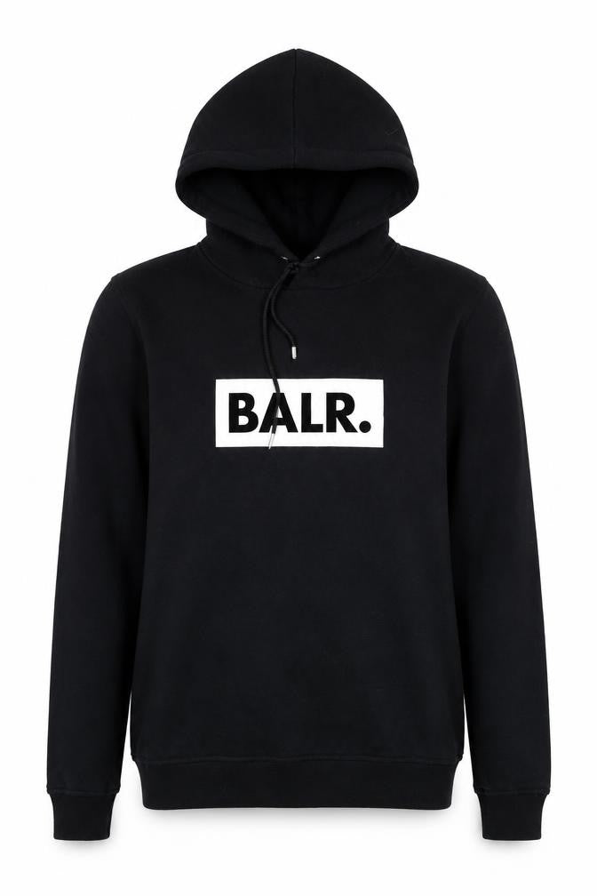 Womens UK Size M BALR Black Pullover Hoodie