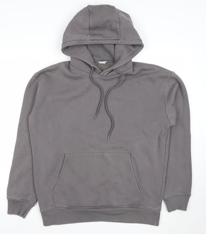 Womens UK Size L Zara Grey Pullover Hoodie