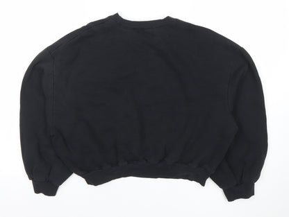 Womens UK Size 8 Zara Black Pullover Sweatshirt