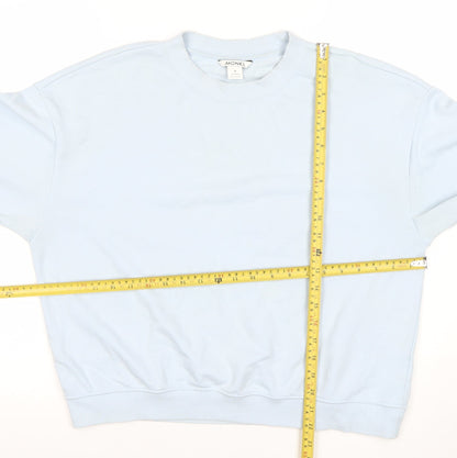 Womens UK Size 12 Monki Blue Pullover Sweatshirt