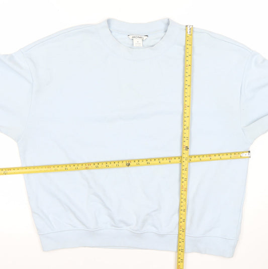 Womens UK Size 12 Monki Blue Pullover Sweatshirt