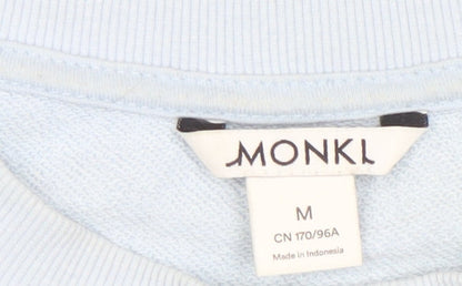 Womens UK Size 12 Monki Blue Pullover Sweatshirt