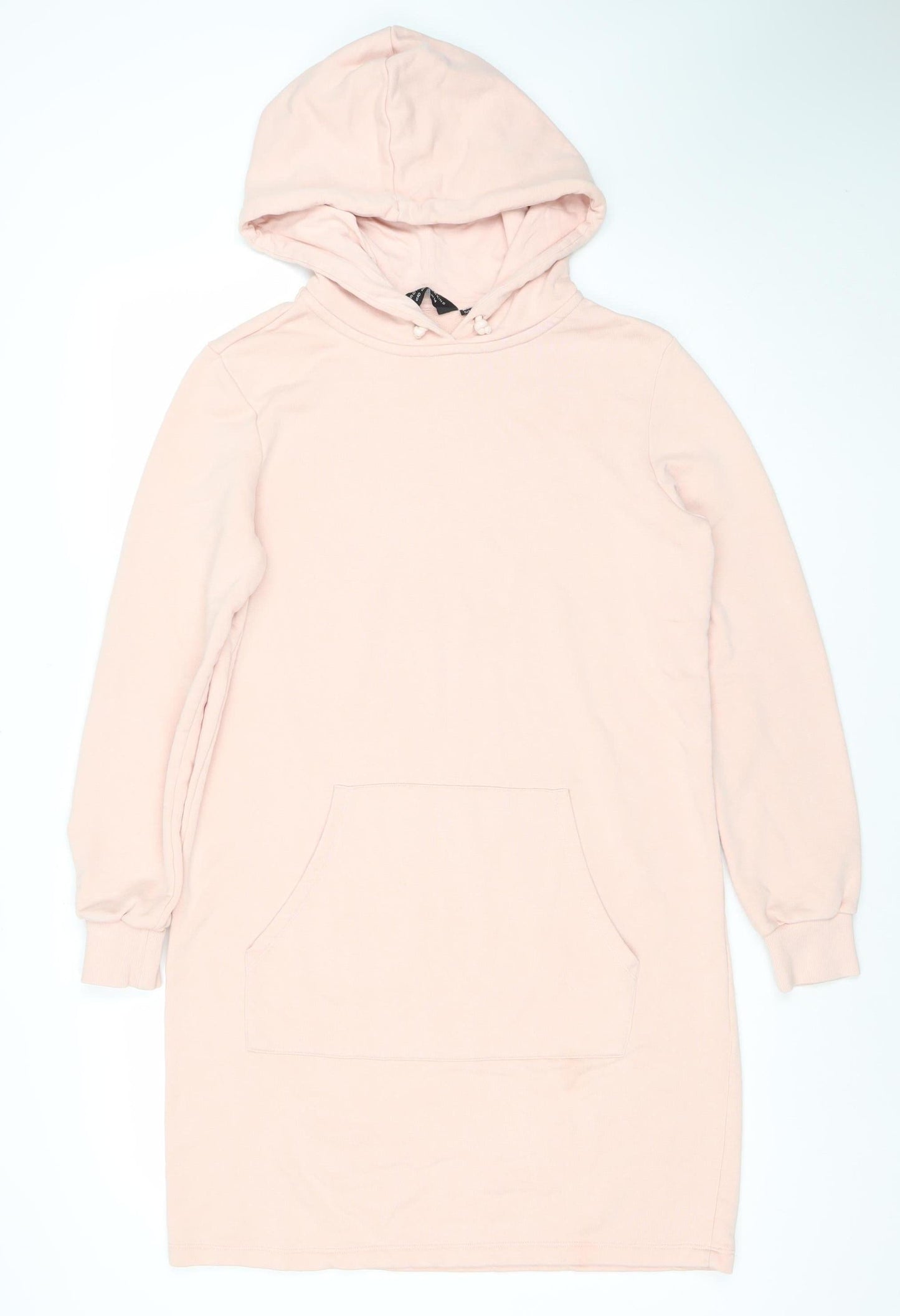 Womens UK Size 14 Dorothy Perkins Pink Tunic Hoodie