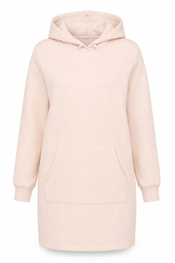 Womens UK Size 14 Dorothy Perkins Pink Tunic Hoodie