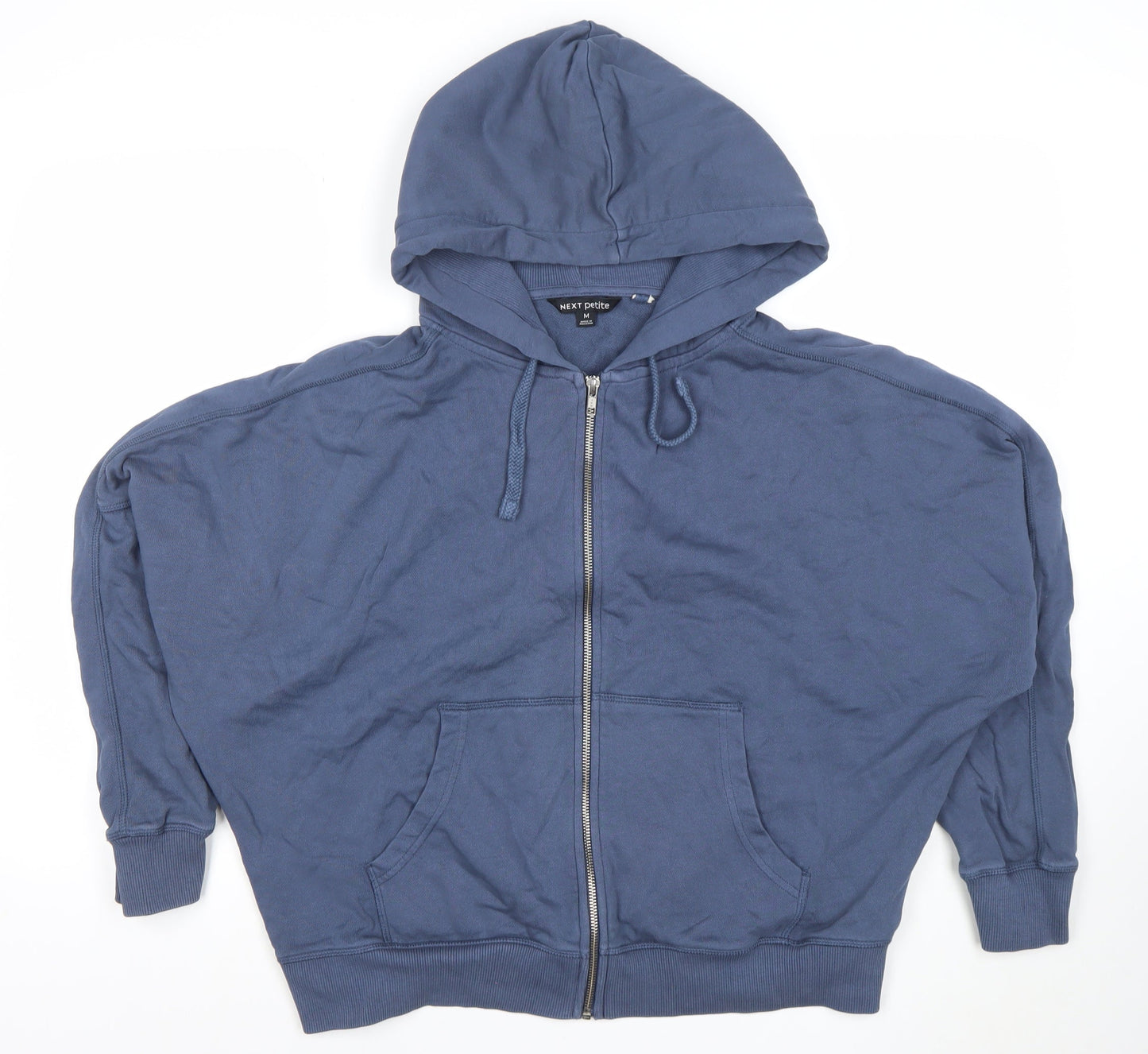 Womens UK Size M NEXT Blue Full Zip Hoodie