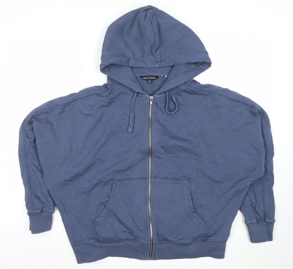 Womens UK Size M NEXT Blue Full Zip Hoodie