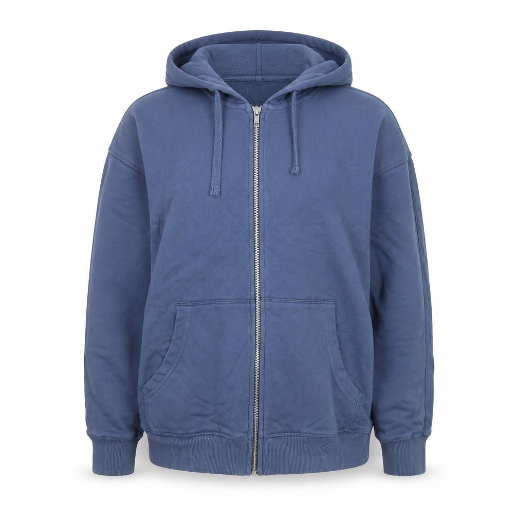 Womens UK Size M NEXT Blue Full Zip Hoodie