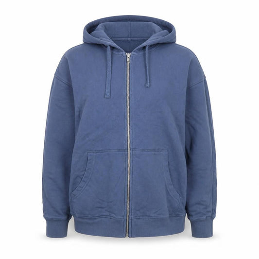 Womens UK Size M NEXT Blue Full Zip Hoodie