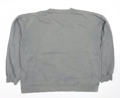 Mens UK Size M Topman Grey Pullover Sweatshirt