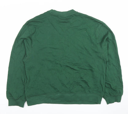 Mens UK Size M ASOS DESIGN Green Pullover Sweatshirt