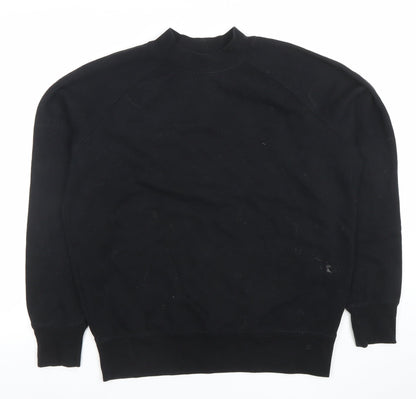 Mens UK Size XS Topman Black Pullover Sweatshirt