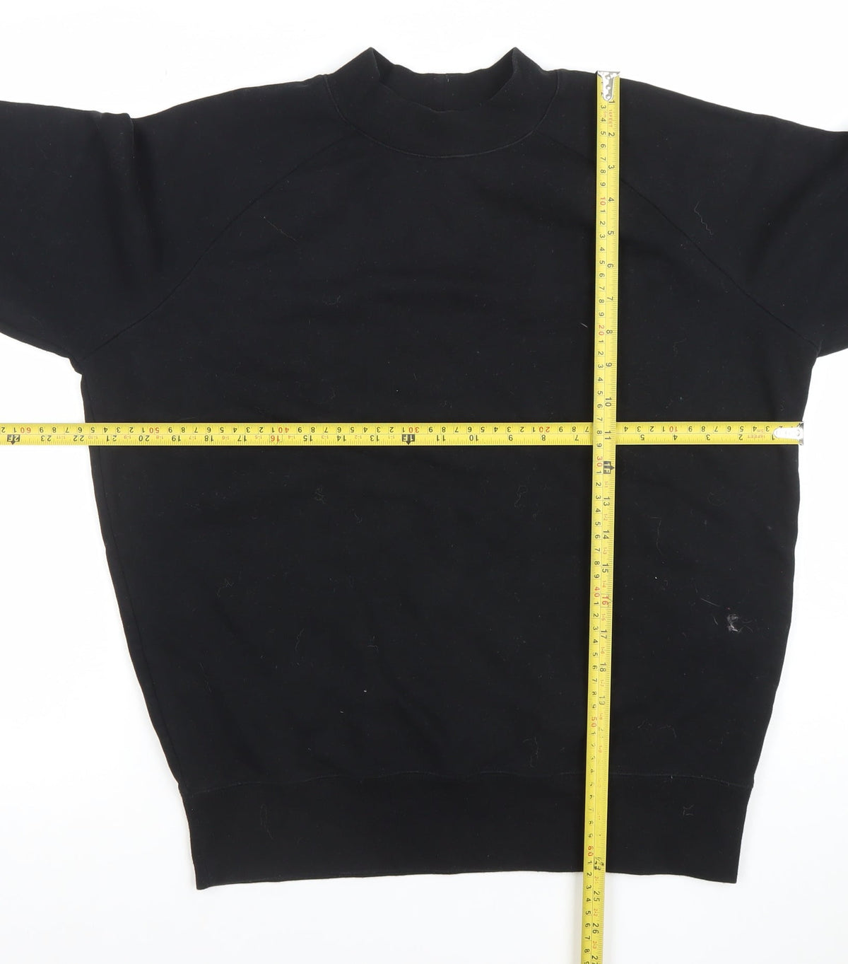Mens UK Size XS Topman Black Pullover Sweatshirt