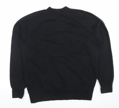 Mens UK Size XS Topman Black Pullover Sweatshirt