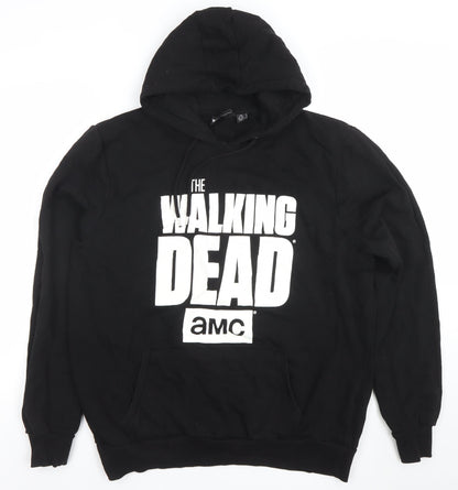 Mens UK Size 2XL The Walking Dead AMC Black Pullover Hoodie