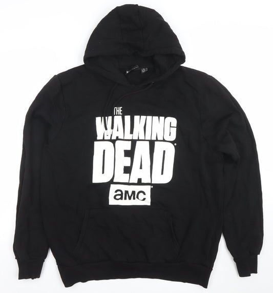 Mens UK Size 2XL The Walking Dead AMC Black Pullover Hoodie