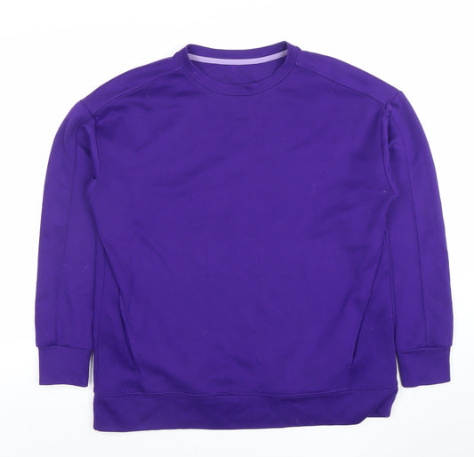 Womens UK Size M Dunnes Stores Purple Pullover Sweatshirt