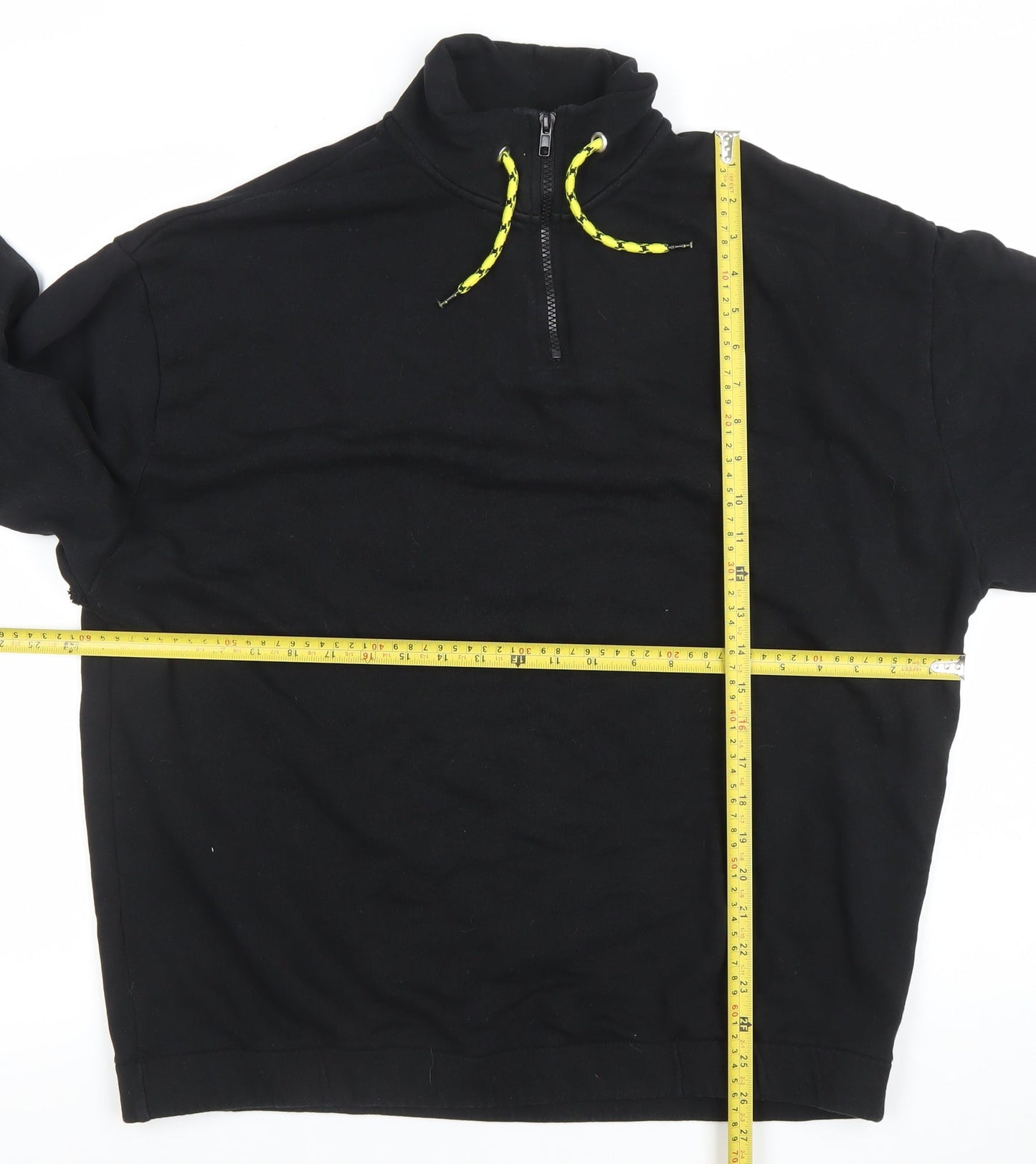 Mens UK Size L ASOS DESIGN Black Pullover Sweatshirt