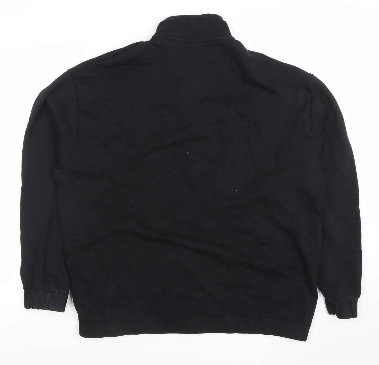 Mens UK Size L ASOS DESIGN Black Pullover Sweatshirt