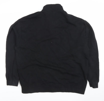 Mens UK Size L ASOS DESIGN Black Pullover Sweatshirt