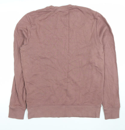 Mens UK Size S River Island Brown Pullover Sweatshirt