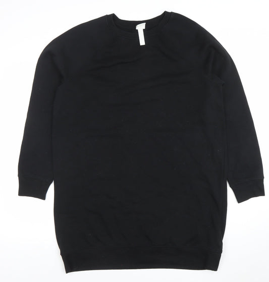 Womens UK Size S H&M Black Pullover Sweatshirt