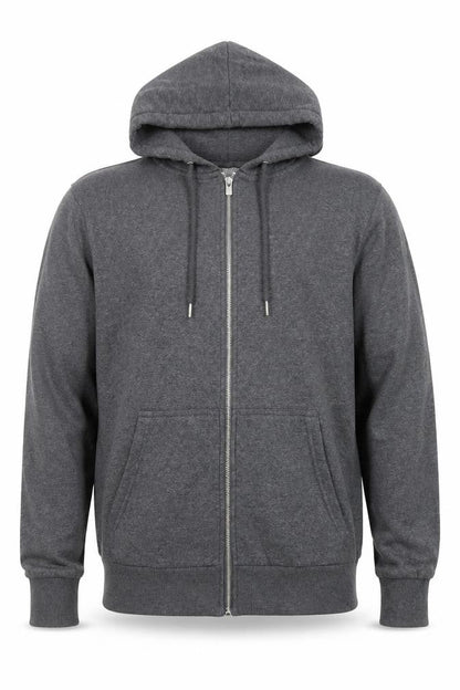 Dunnes Men’s Grey Full Zip Hoodie Medium Regular Fit