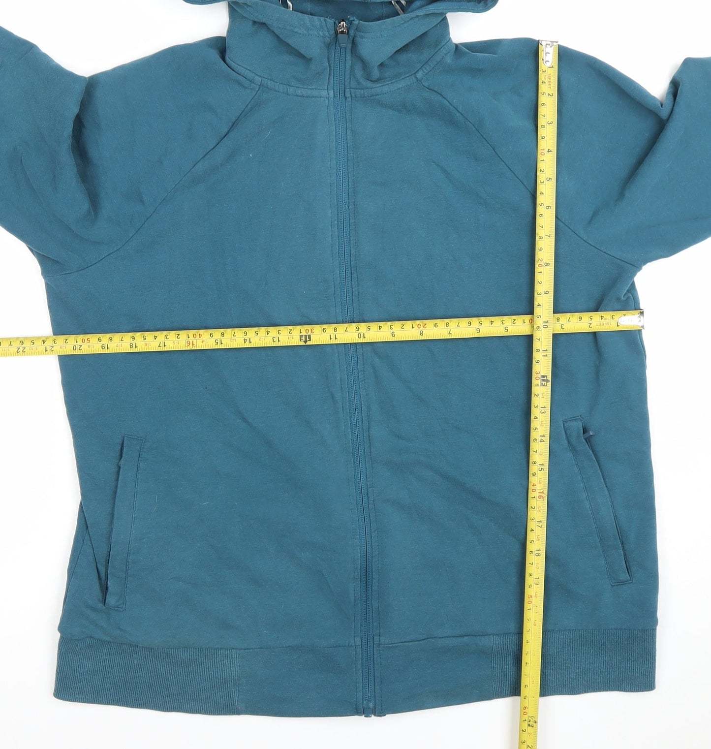 Mens UK Size L Dunnes Blue Full Zip Hoodie