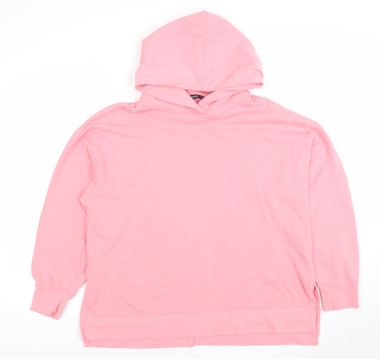 Womens UK Size M Dunnes Pink Pullover Hoodie
